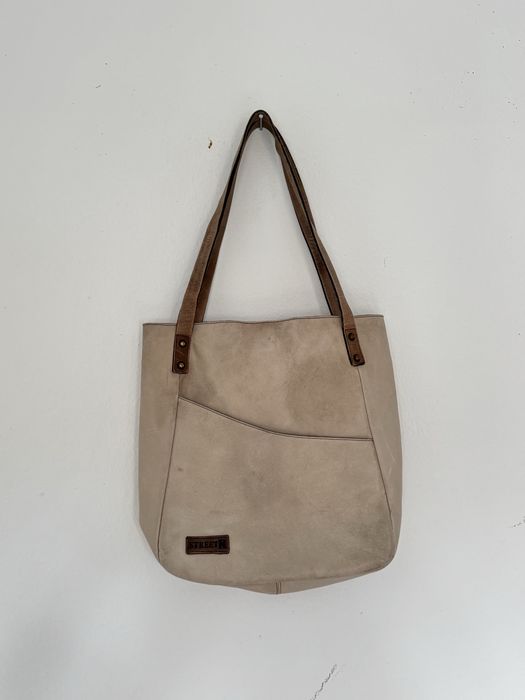 Bolsa | mala em pele, marca street k 65  Cor creme