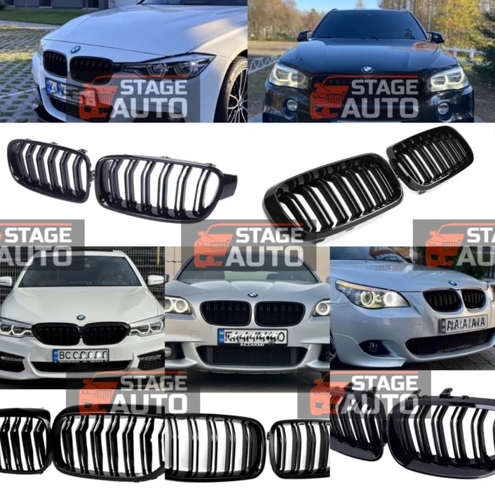 Ноздри BMW Ніздрі БМВ решітки F10 F30 E60 F15 E70 G30 Е90 F25 E46