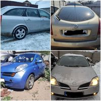 Разборка nissan micra k12  primera P12 2.2 DCi 1.9 dci ниссан примьера