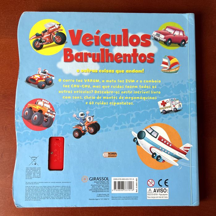Livro Interativo - Veículos Barulhentos