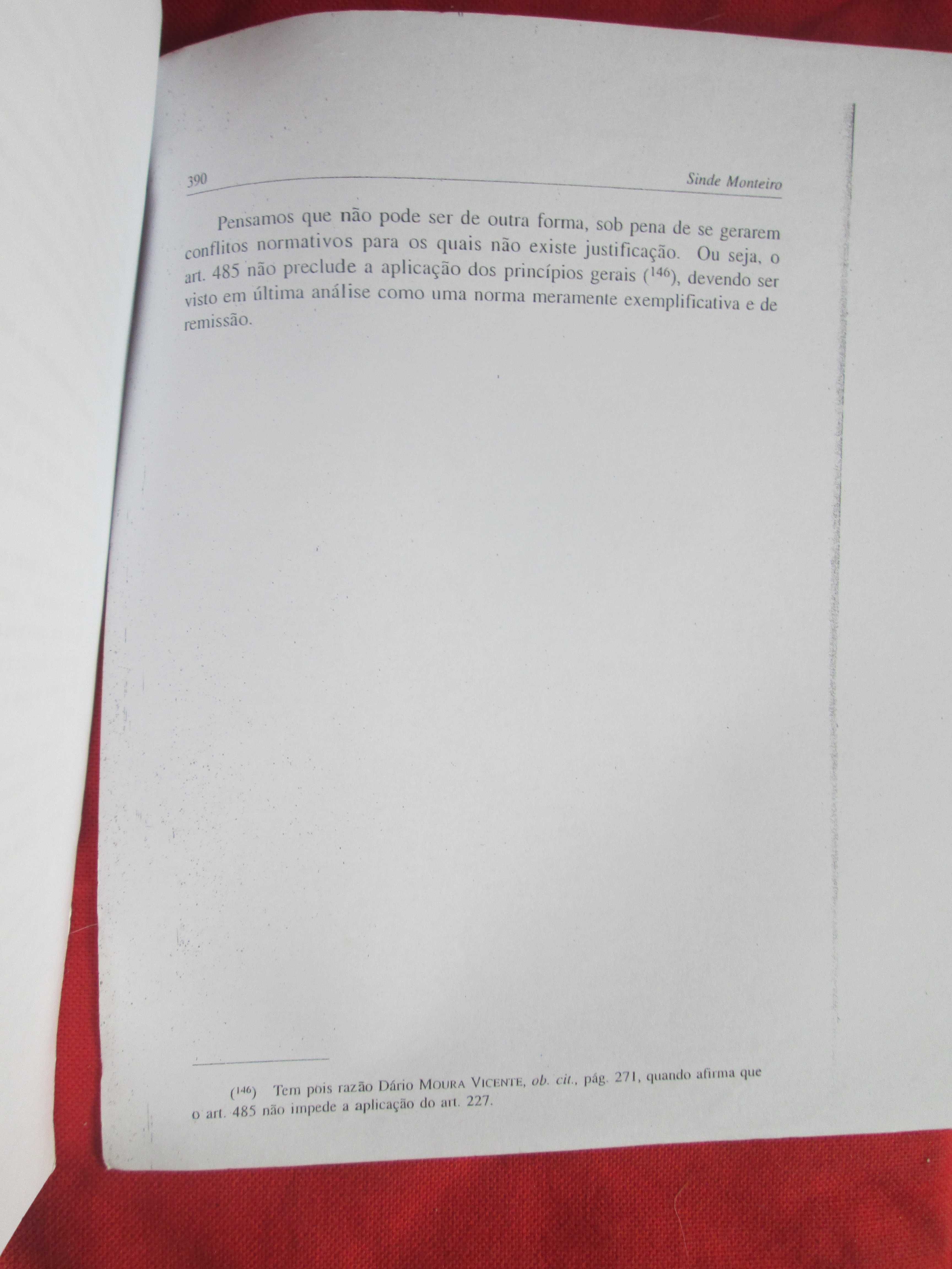 Rudimentos da Responsabilidade Civil, de Sinde Monteiro