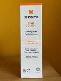 Sesderma, C-Vit Radiance, Glowing Fluid, krem rozświetlający, 50 ml