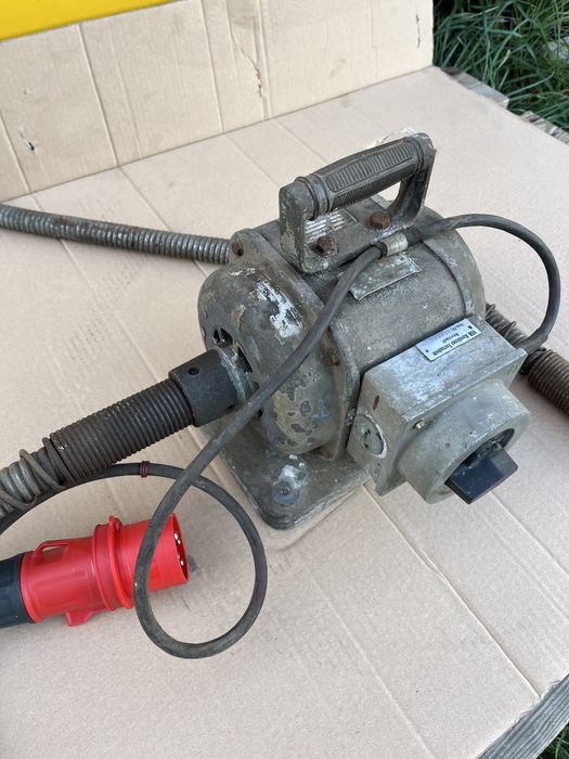 Buława wibrator zageszczarka do betonu 1650W, 380V,
