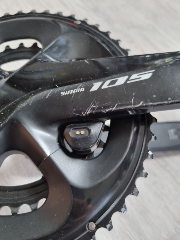 Korba shimano 105 z pomiarem mocy