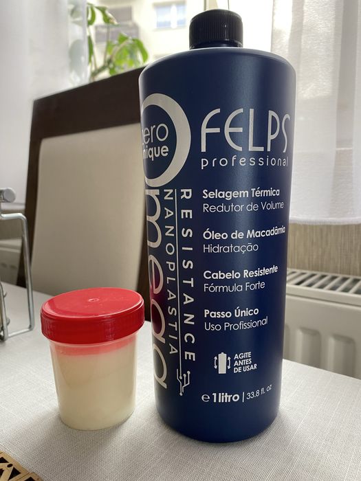 Nanoplastia niebieska Felps do prostowania włosów 100ml