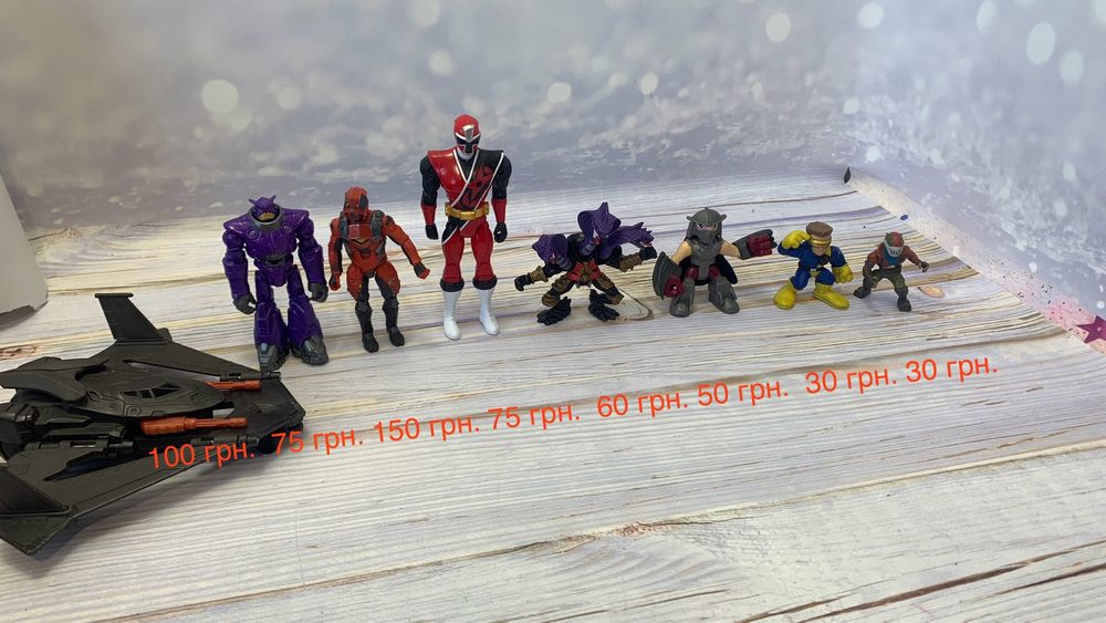 Фігурки Mattel, DC Comics, Disney, Fortnite, power rangers, vivacom