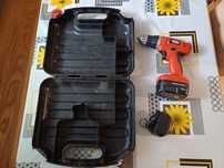 Wkrętarka akumlatorowa Black&Decker 12V