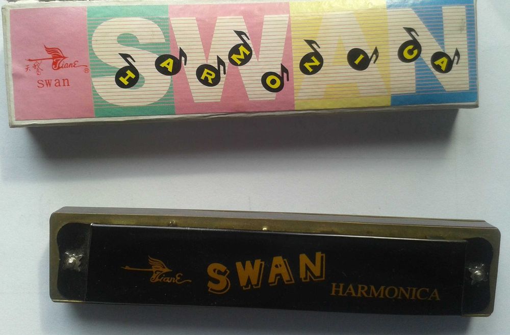 Губная хроматическая гармошка SWAN 32 (16) отв-тий 4 октавы НОВАЯ
