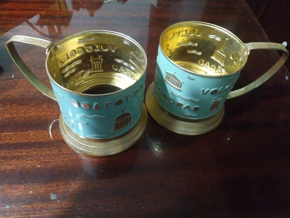 Подстаканники времён СССР, 2 шт
