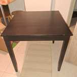 Stolik ikea czarny 80x80cm