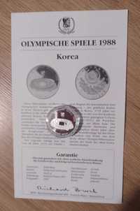 Medal olimpijski z Korei 1988