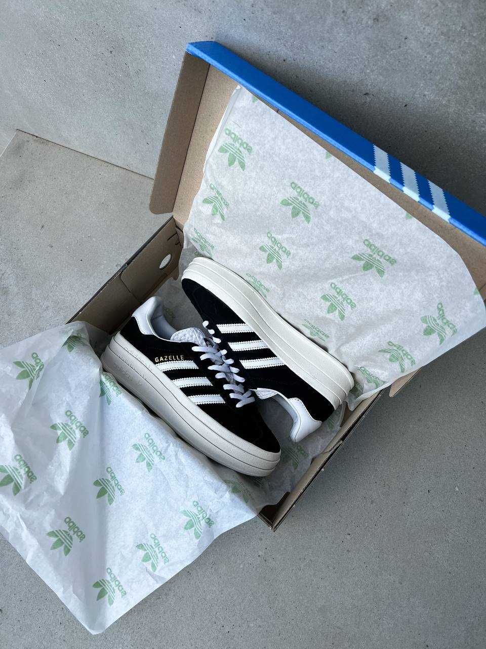 Adidas Gazelle Platform Black