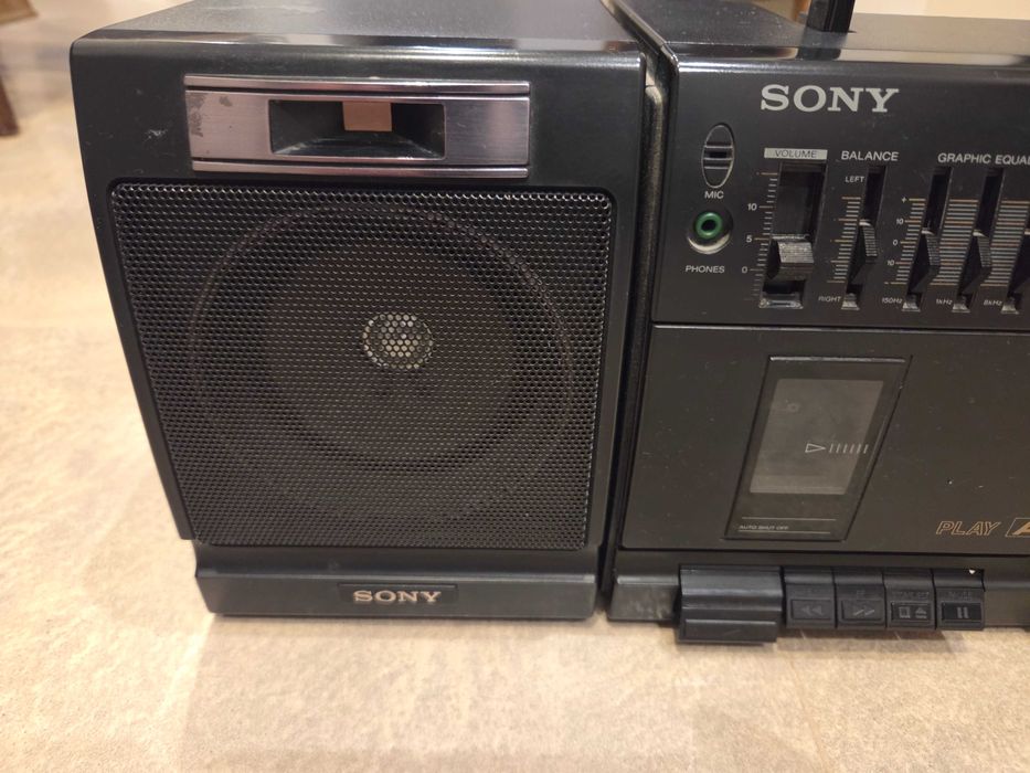 Mini wieża Sony vintage lata 80 PRL dla kolekcjonera