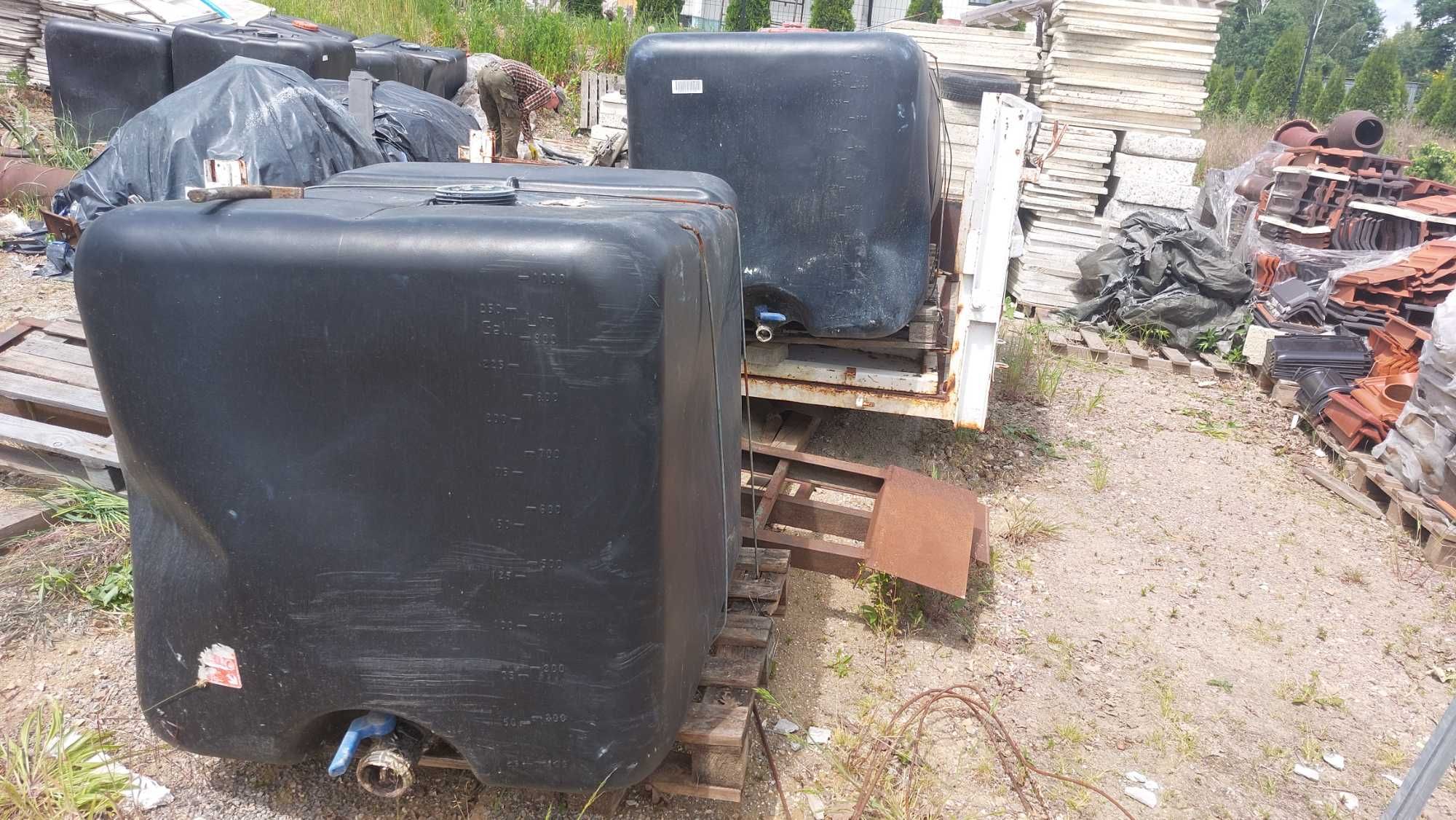 pojemniki, zbiorniki plastikowe na wodę lub inne płyny 1000l,