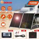 Солнечная панель Dokio складная 100 W