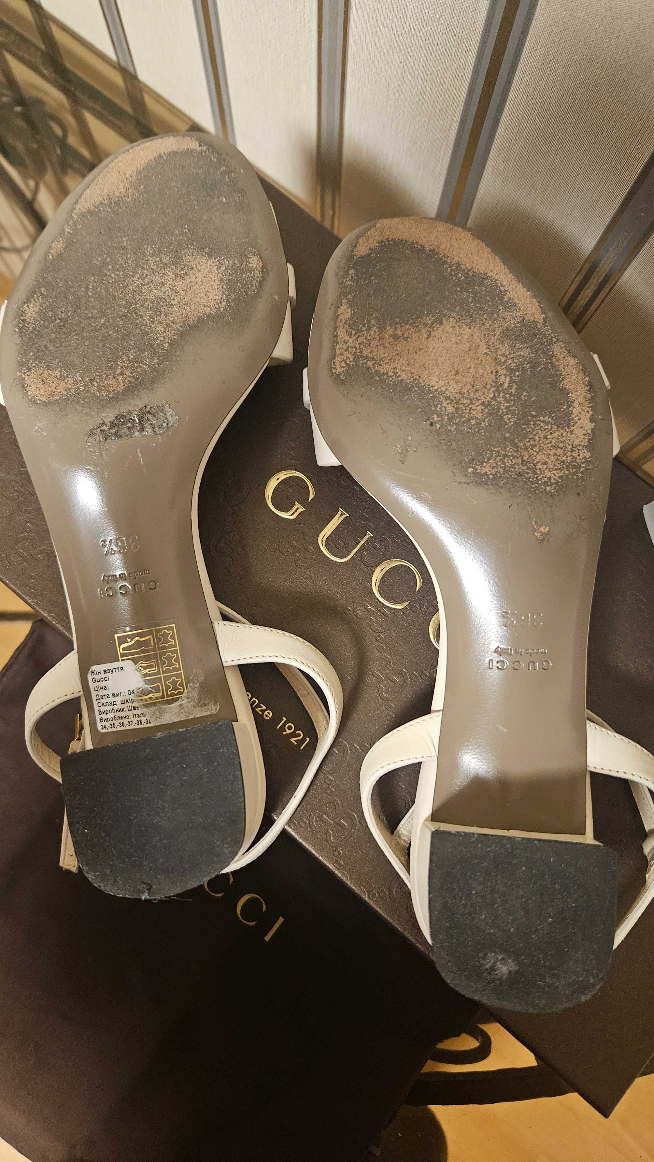 Продам босоніжки Gucci, р.36,5, оригінал