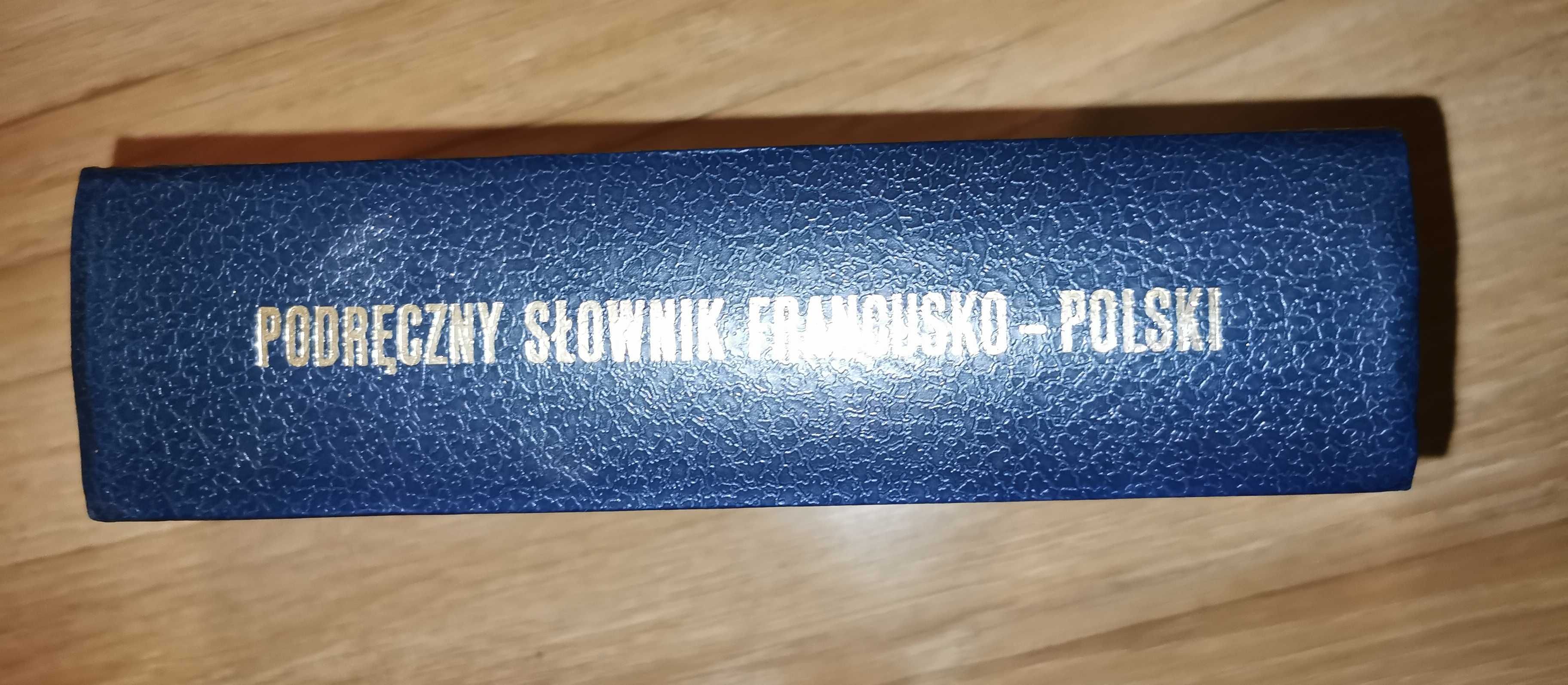 Bardzo gruby słownik francusko-polski ponad 1000 stron