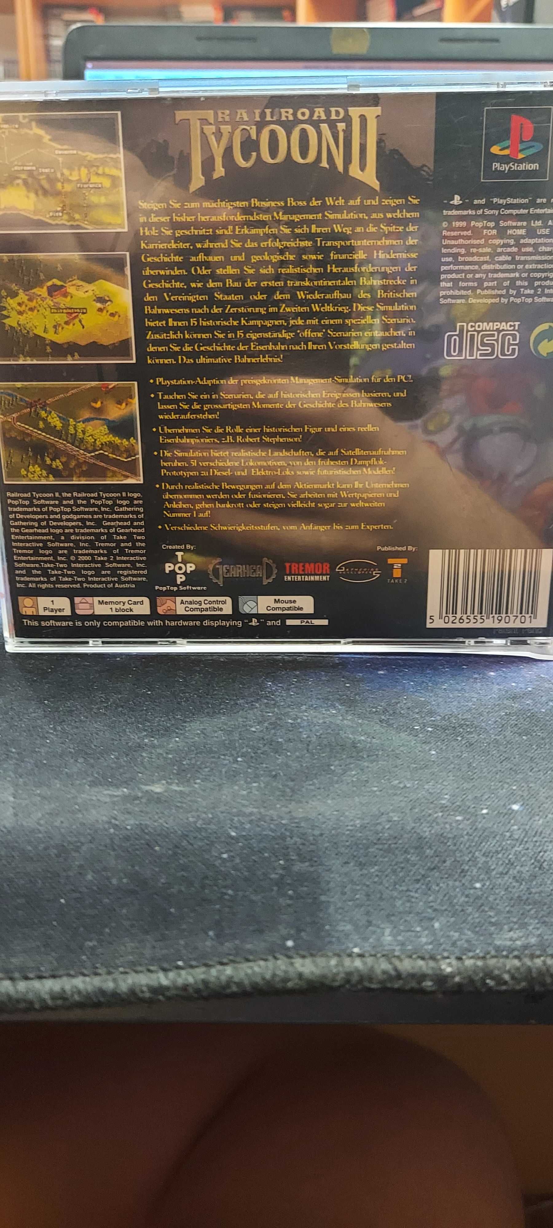 Railroad Tycoon II PS1 Sklep Wysyłka Wymiana