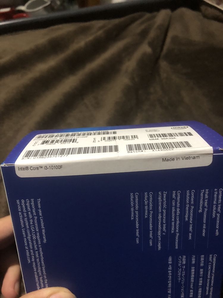 Processador Intel i3 10100F