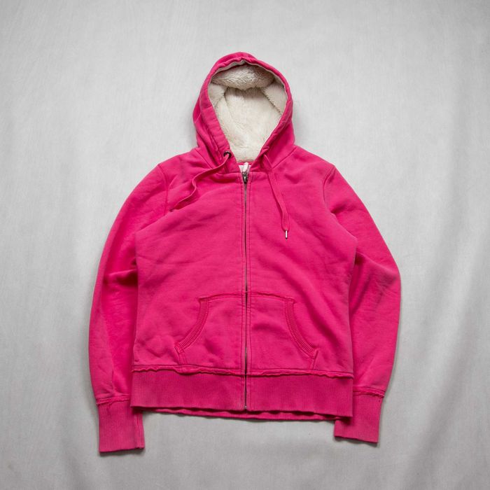 Y2k distressed style sherpa bluza ocieplana M futerko