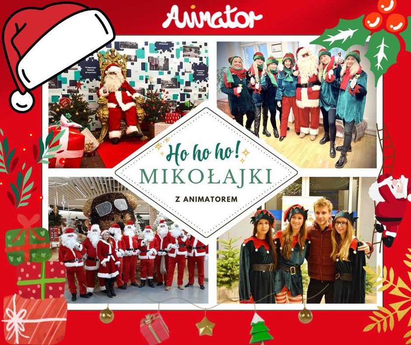 ANIMATOR - MIKOŁAJKI, animacje, dmuchańce, wata, popcorn, konferansjer