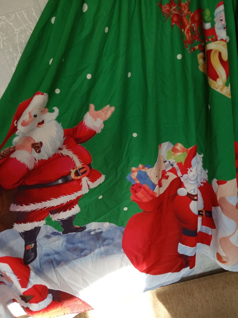 Новогоднее платье костюм Снегурочки помощницы Санты