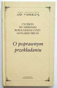 O poprawnym przekładaniu, Cyceron, Św. Hieronim, Burgundiusz z Pizy