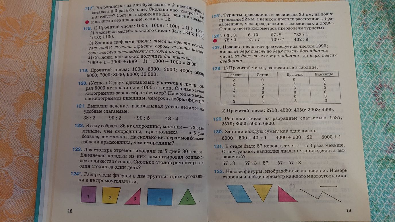 Математика 4 класс  Богданович