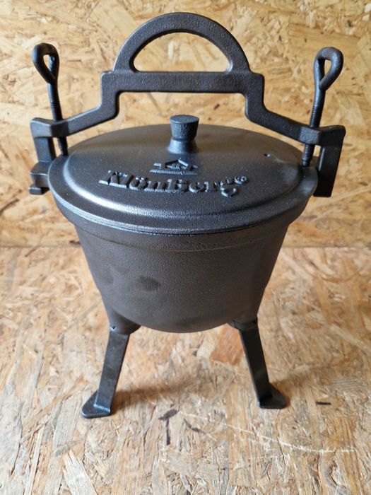 KOCIOŁEK MYŚLIWSKI żeliwny  5 Litrów KlönBerg