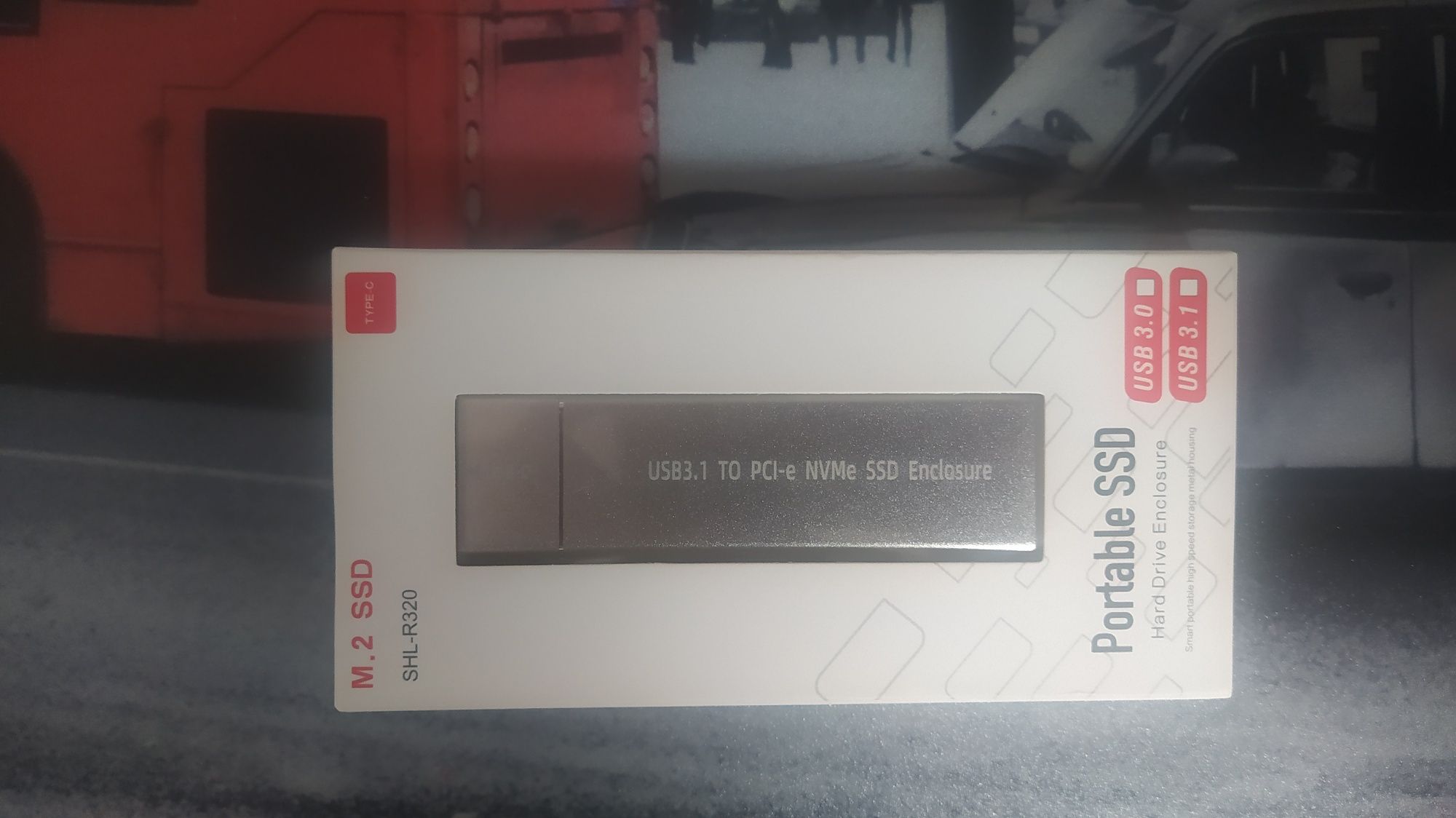 Карман для SSD M.2 NGFF  USB 3.1 Type C - USB 3.0 (NVME)