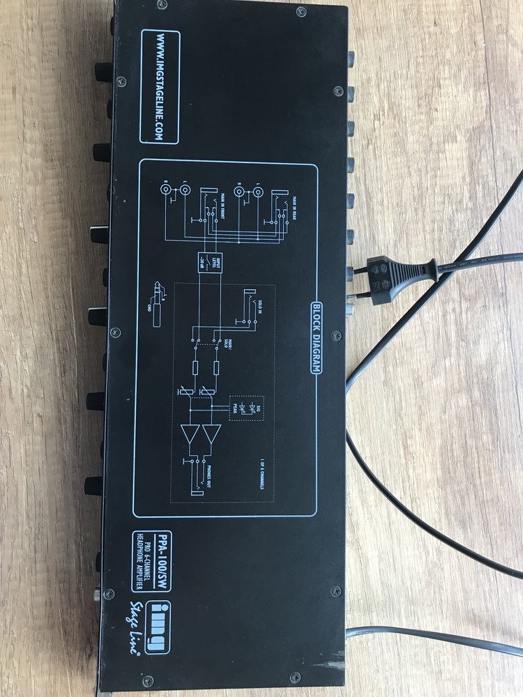 Wzmacniacz sluchawkowy IMG stage line PPA-100/SW
