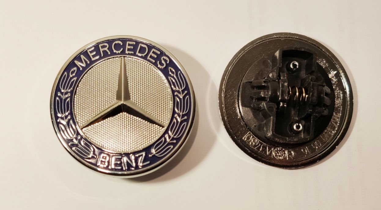 TODOS os Centros de jantes Mercedes Benz 75mm & Simbolo capô 57 mm