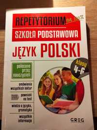 Repetytorium dla szkoły podstawowej j. polski GREG dla klas 4-6