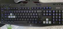 Klawiatura membranowa Logitech G105 QWERTY PL- Podświetlana