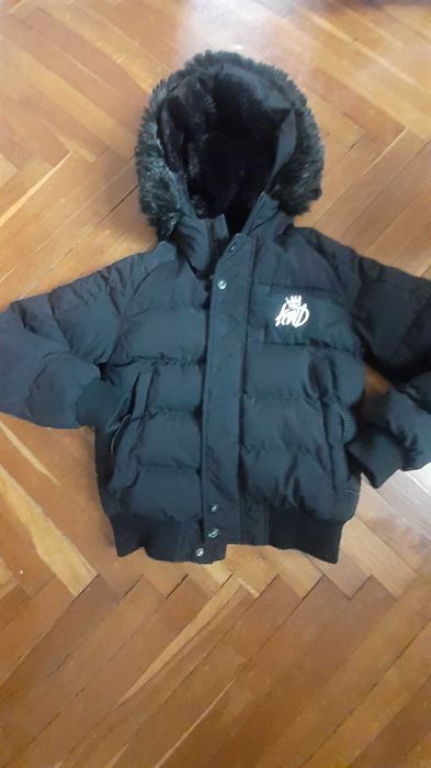 Ciepła zimowa kurtka z kapturem