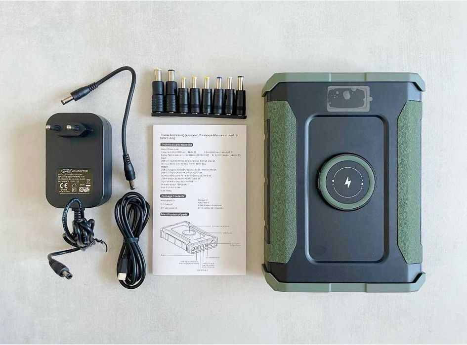 Повербанк GP25 60000mah PD60W DC12-24V для ноутбуків, Starlink mini