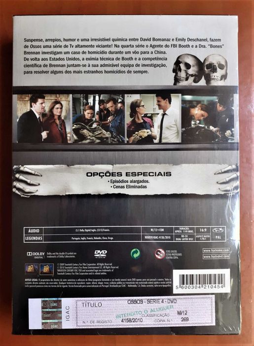 Ossos - 1ª, 3ª e 4ª Serie - Muito Bom Estado