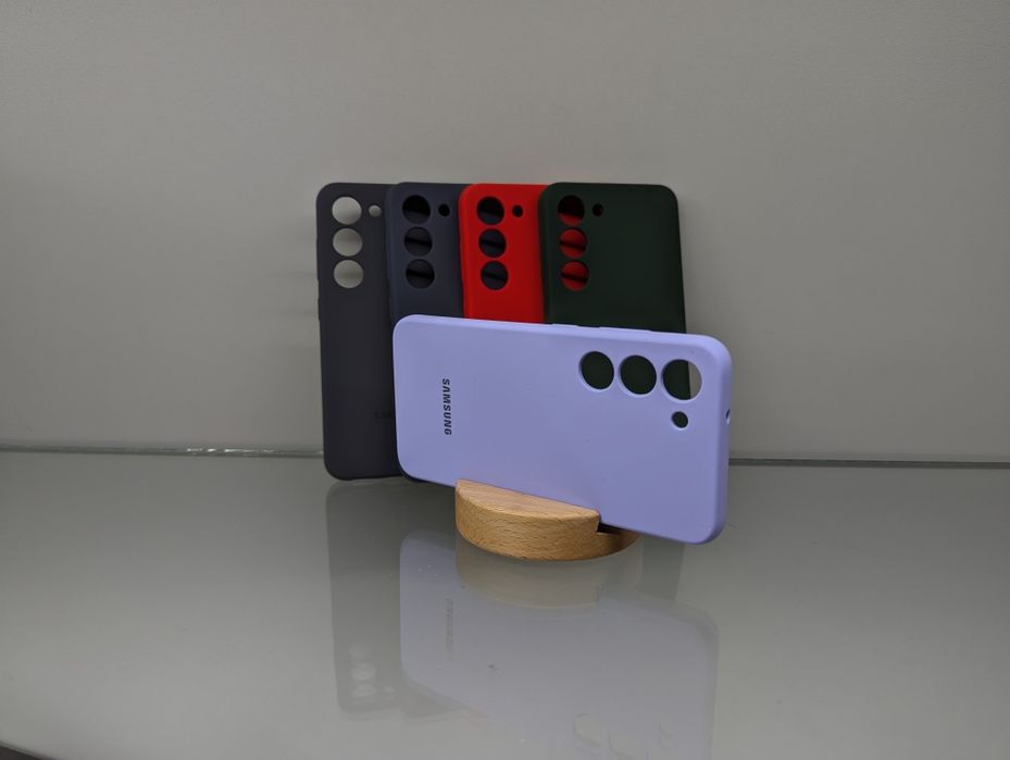 Топ! Samsung S23 Премиум софт тач с логотипом чехол чохол