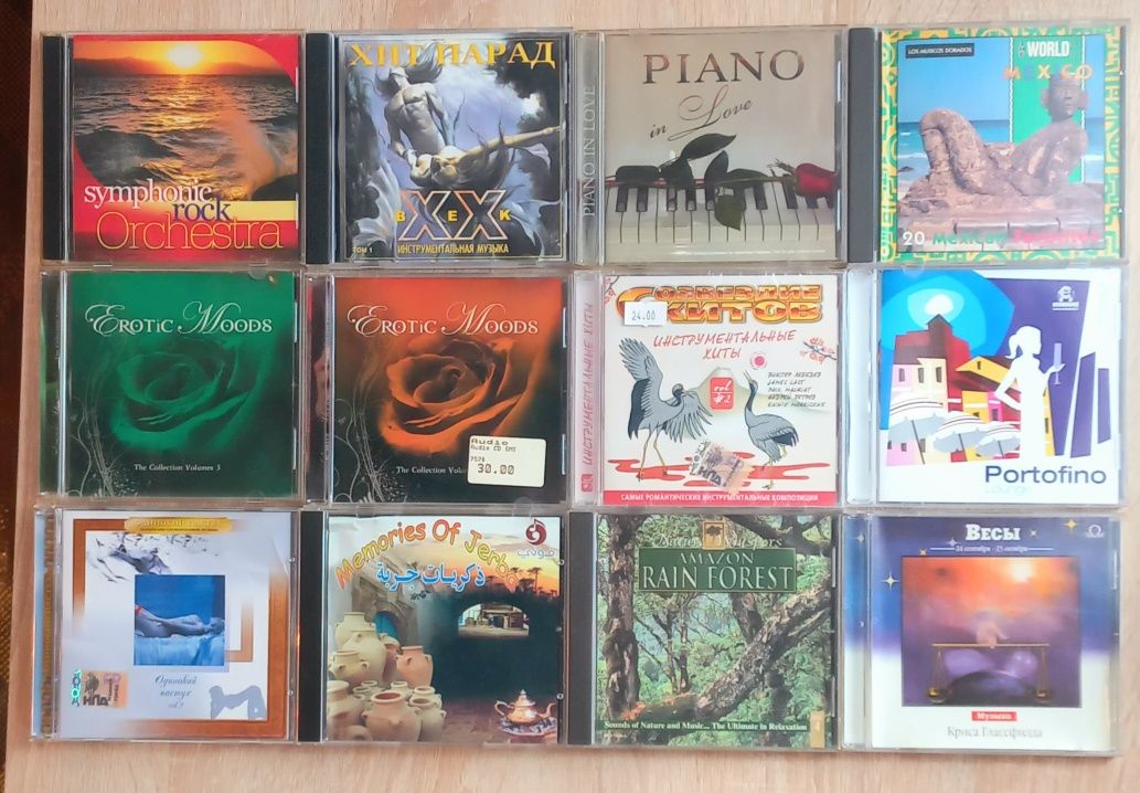 CD audio сборники музыки. Разные стили!