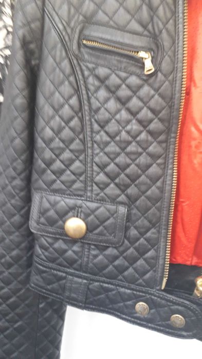 Dolce Gabana | Blusão pele verdadeira | Novo | Preto | S