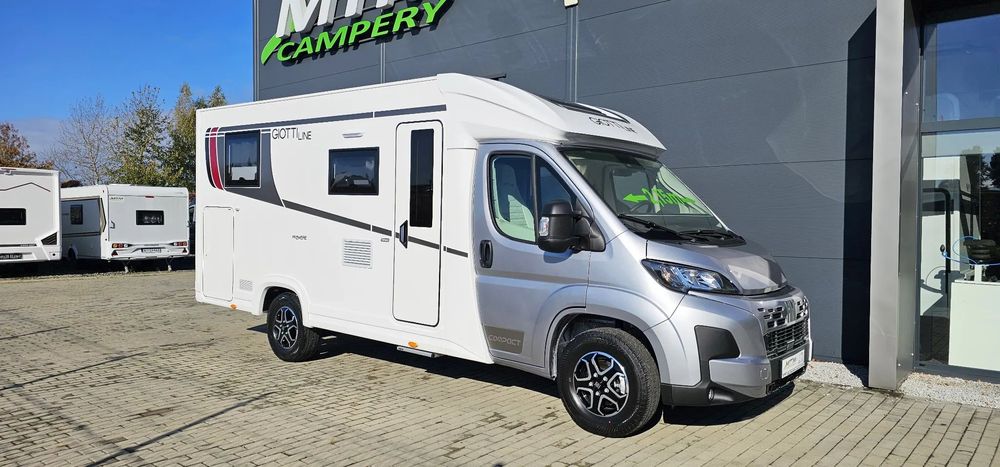 Giottiline COMPACT CX66 FIAT DUCATO RAPIDO GR. SEZON 2026 PREMIERA W PL!!  KOMPAKTOWY ZIMOWY szer. 2.15m | Truma Diesel 4 osobowy Sezon 2026!