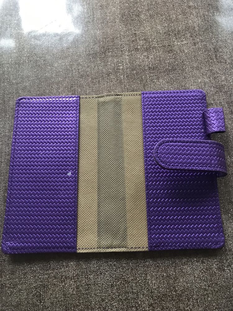 Etui fioletowe na kalendarz  Panta Piast 11,5/10 cm