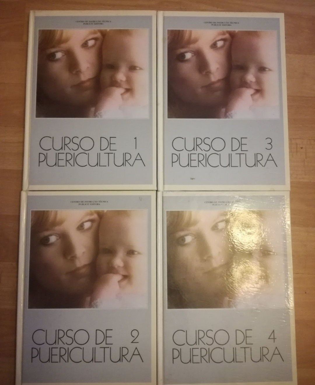 4 livros de Puericultura