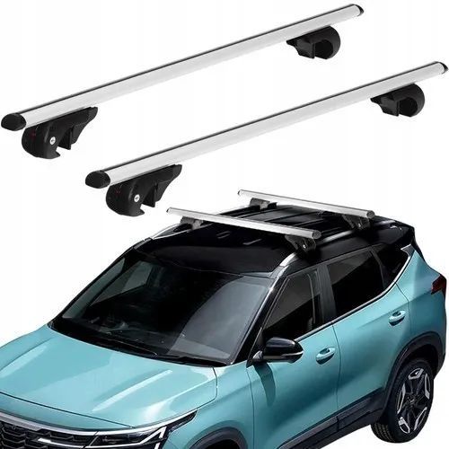 Bagażnik dachowy Azilo Alu Basic 135 aluminiowy na relingi