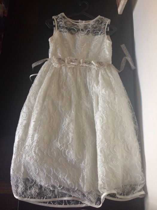 Vestido comunhão, estilo campestre