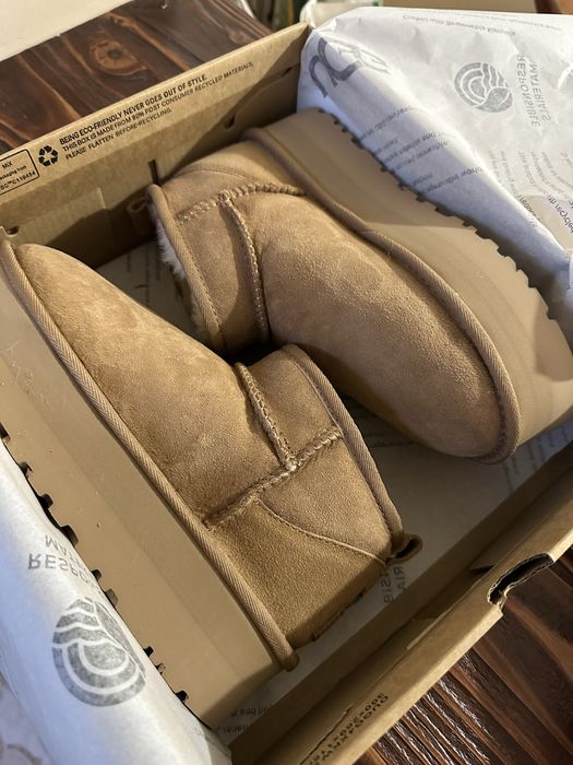Ugg Ultra Mini Platform натуральна замша , хутро