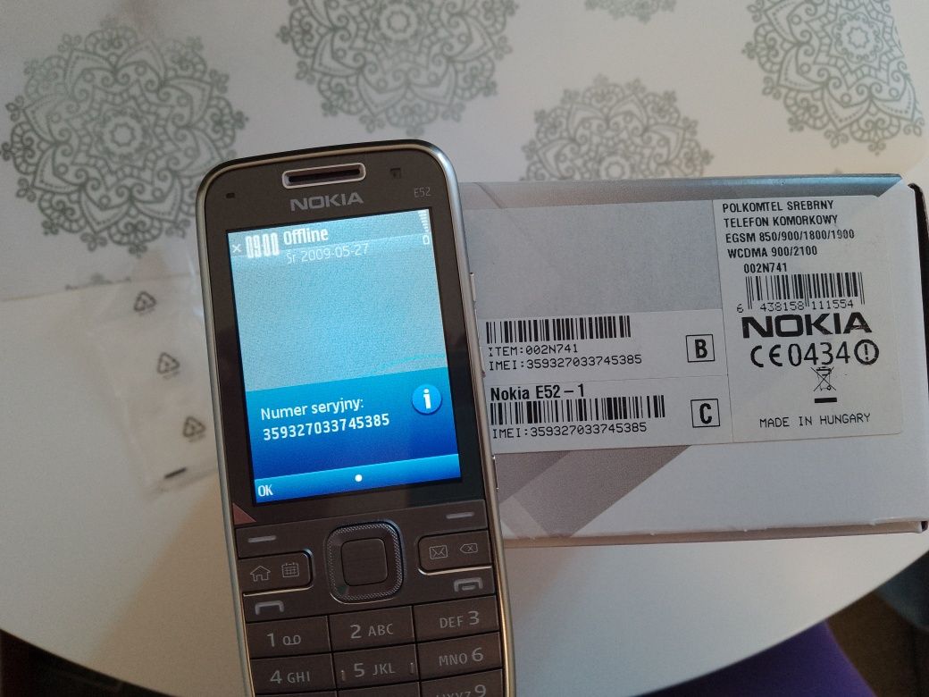 Fabrycznie Nowa NOKIA E52 /bez simlocka LIFE TIMER 00:00