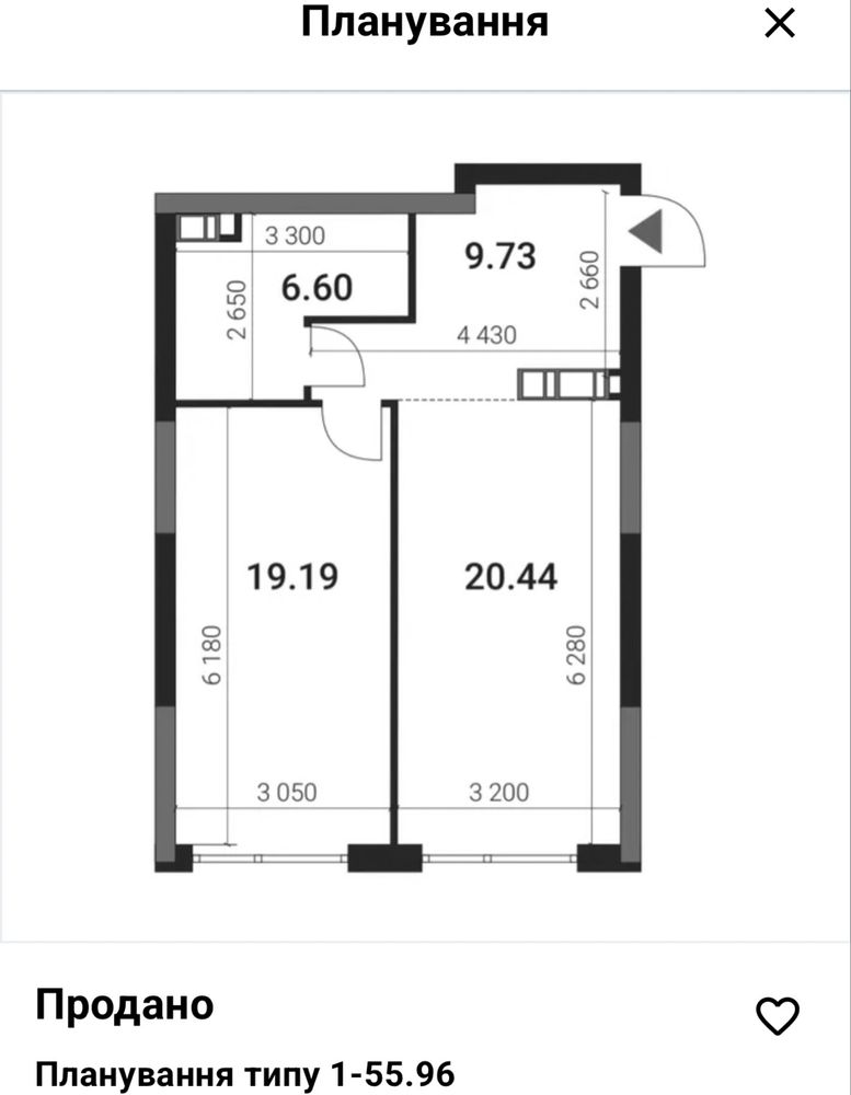 Продам видову 1к квартиру 56м2, ЖК Грейт ( Great ). 13буд, зданий !
