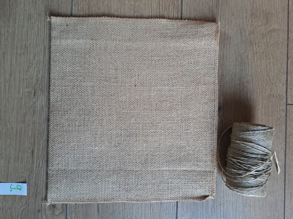 Worek, woreczek prezentowy z juty, 26 x 23 cm