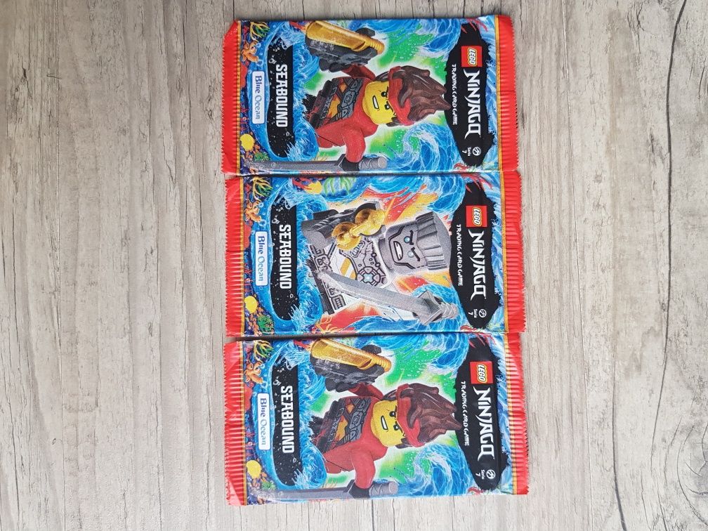 Zestaw Ninjago książeczka+klocki+15 kart NOWE